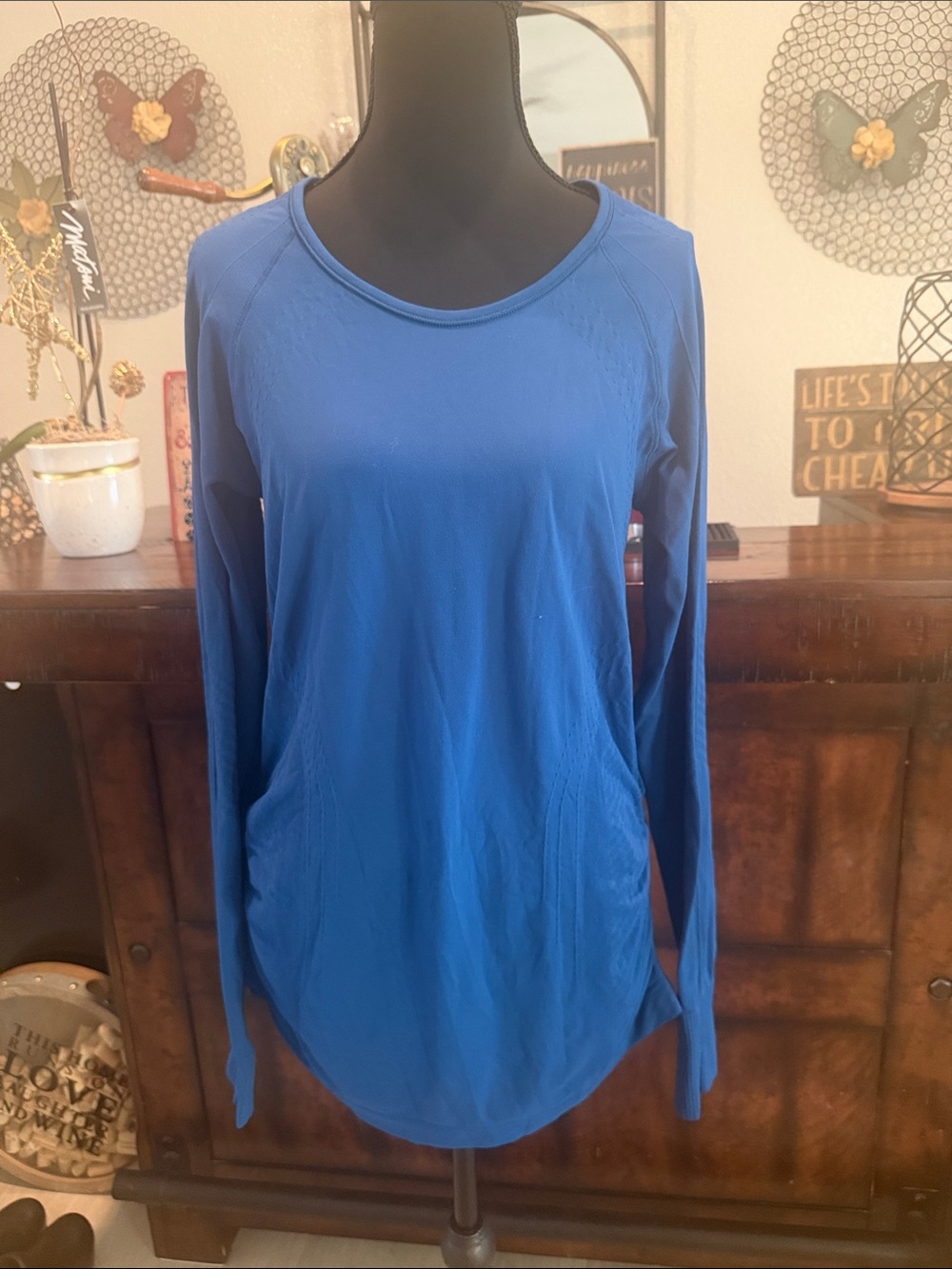 Athleta Speedlight Seamless Long-Sleeve Crewneck Top